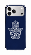 Navy Evil Eye Phone Case