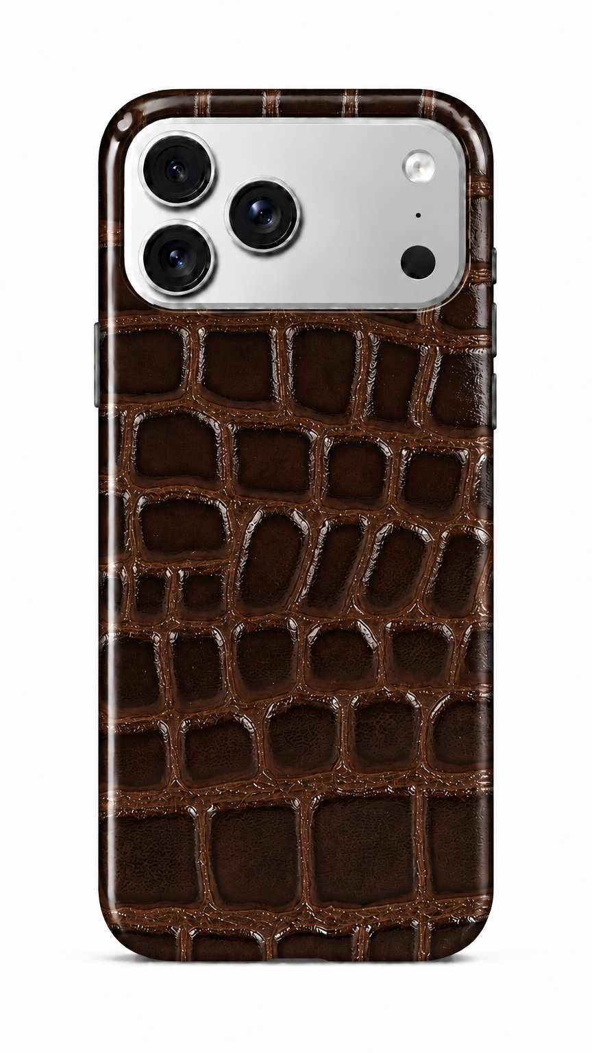 Chocolate Brown Brick Phone Case