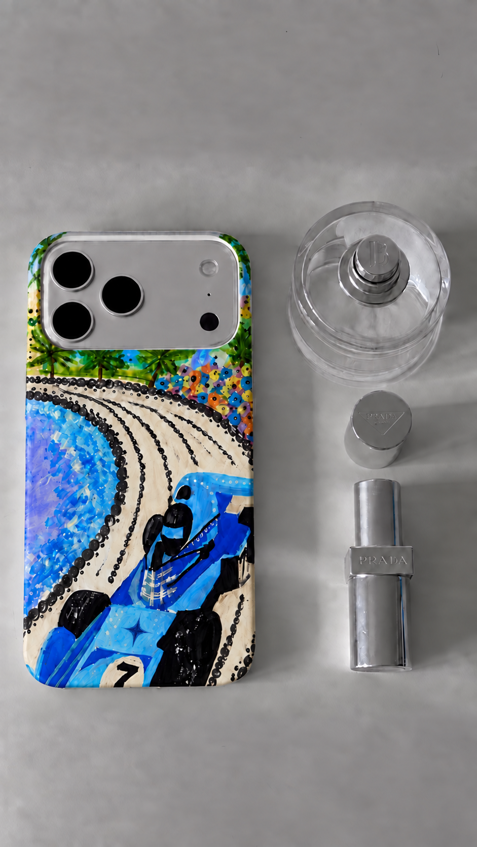 Racetrack Phone Case Blue