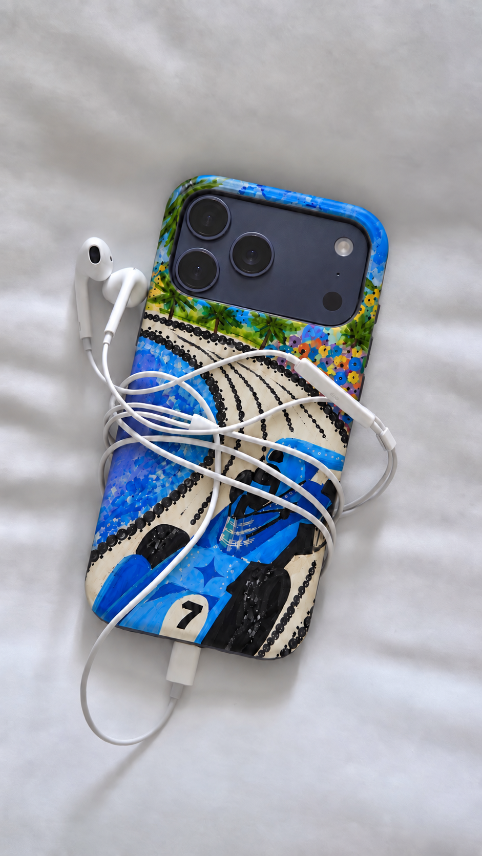 Racetrack Phone Case Blue