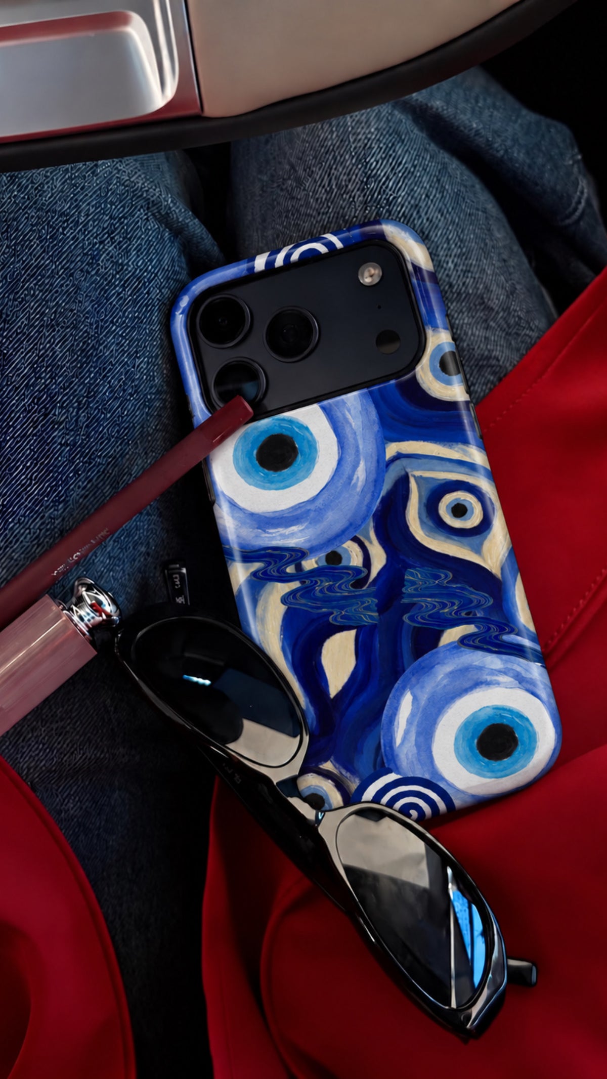 Abstract Evil Eye Phone Case