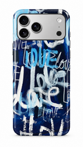 Navy Abstract Phone Case