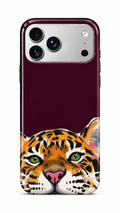 Maroon Tiger Phone Case