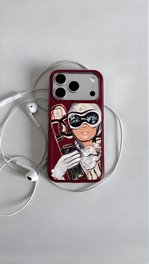 Après-ski Phone Case Burgundy