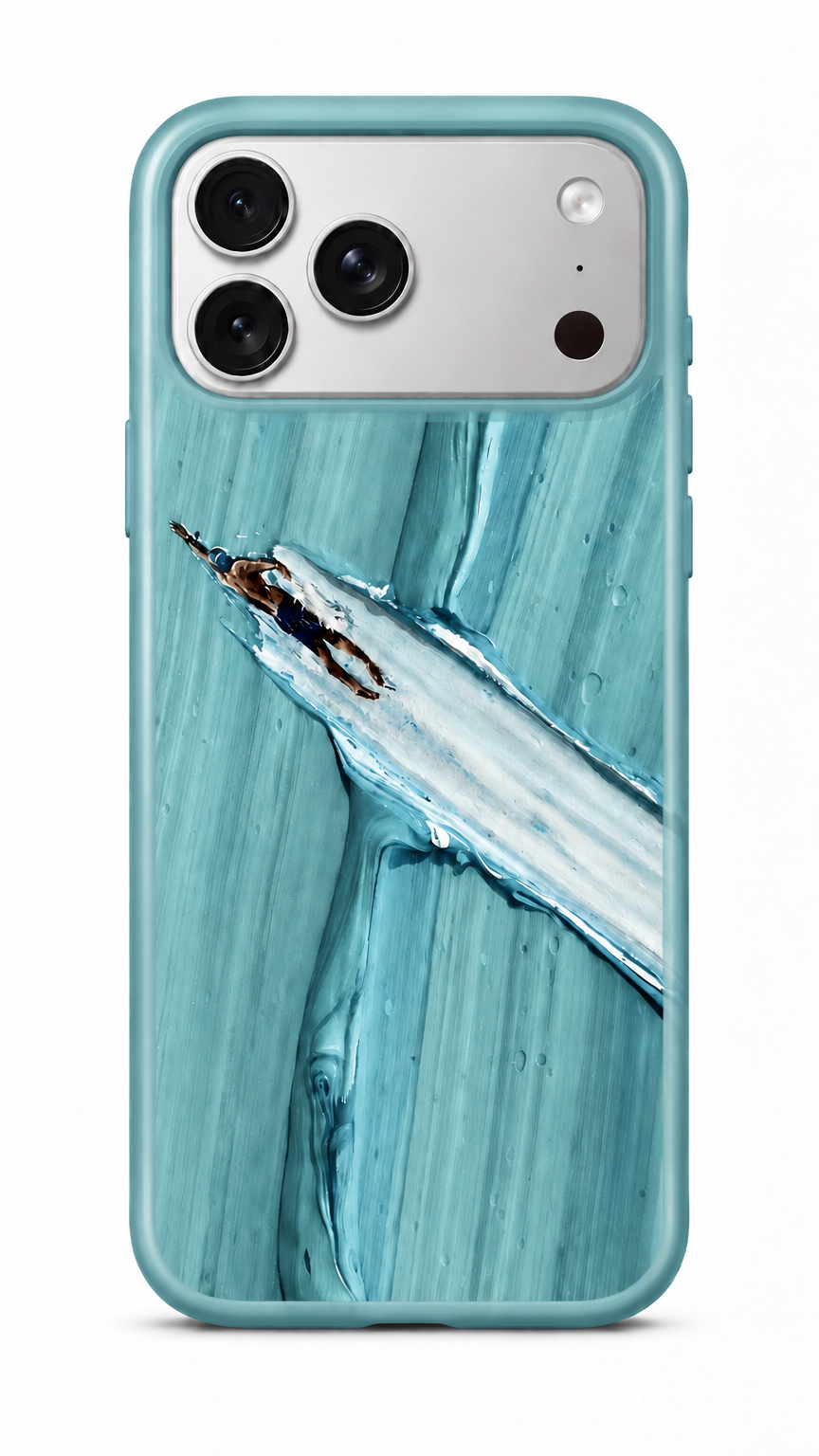 Light Teal two-tone Phone Case