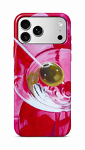 Martini Olive Phone Case Pink