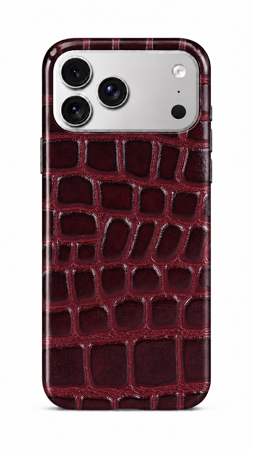 Burgundy Brick Phone Case