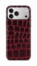 Burgundy Brick Phone Case
