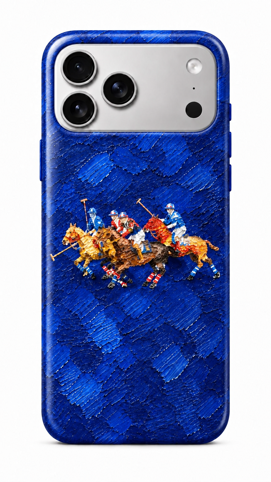 Royal Blue Horse Phone Case
