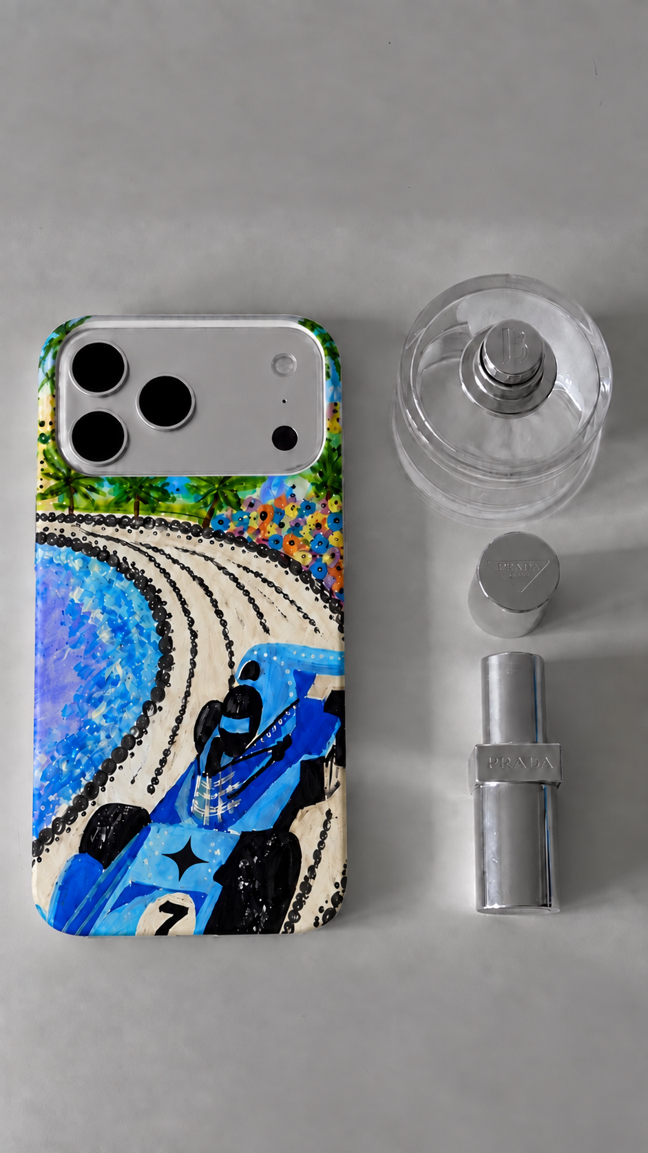 Racetrack Phone Case Blue