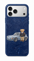 Deep Blue Bear Phone Case