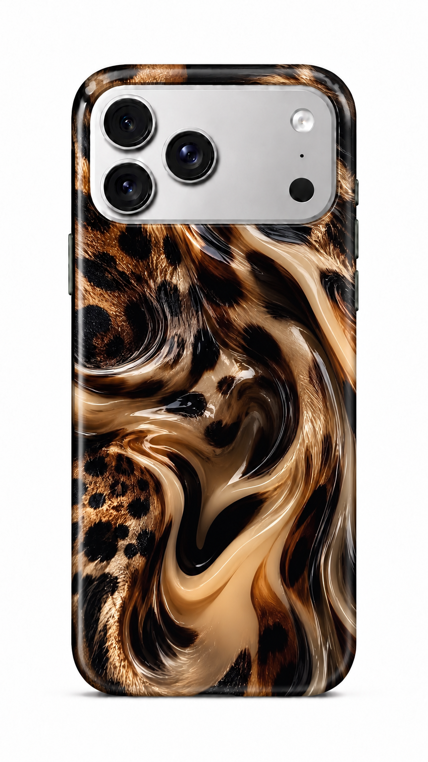 Leopard Swirl Phone Case