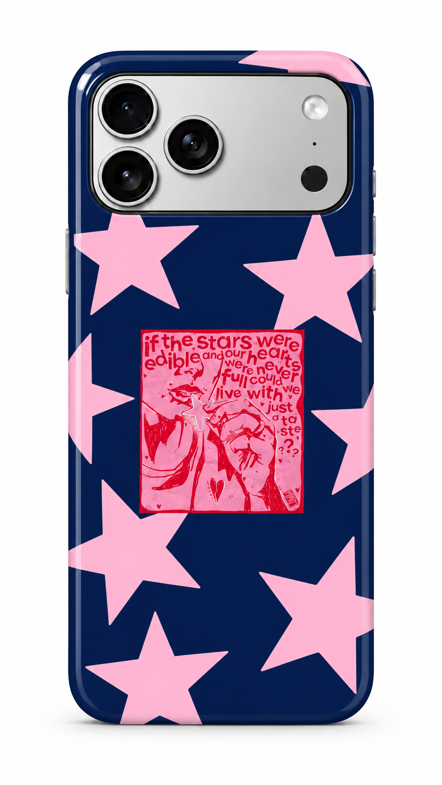 Navy Print Phone Case