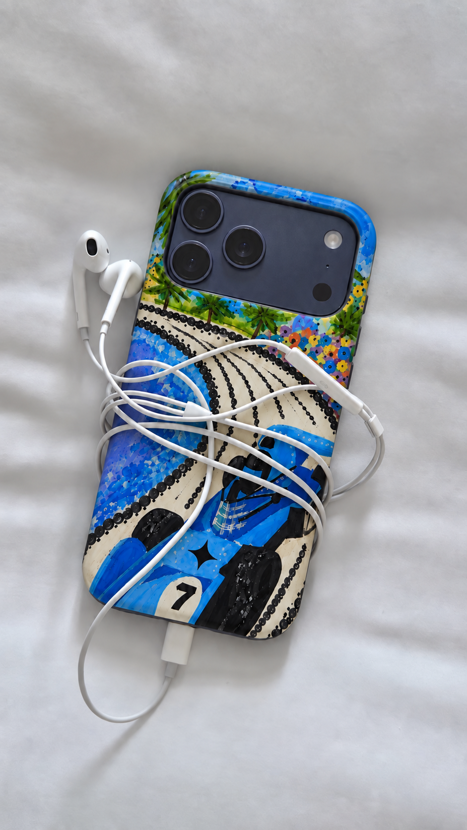 Racetrack Phone Case Blue