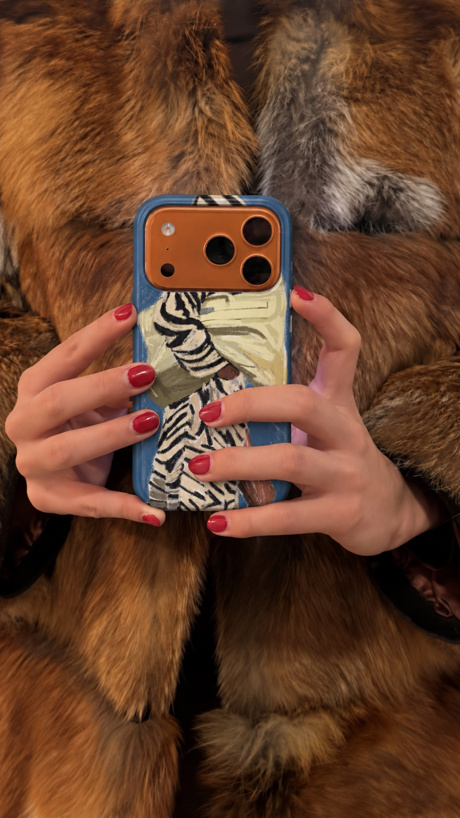 Blue Chic Phone Case