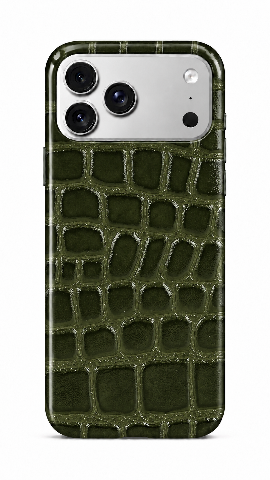 Olive Green Brick Phone Case
