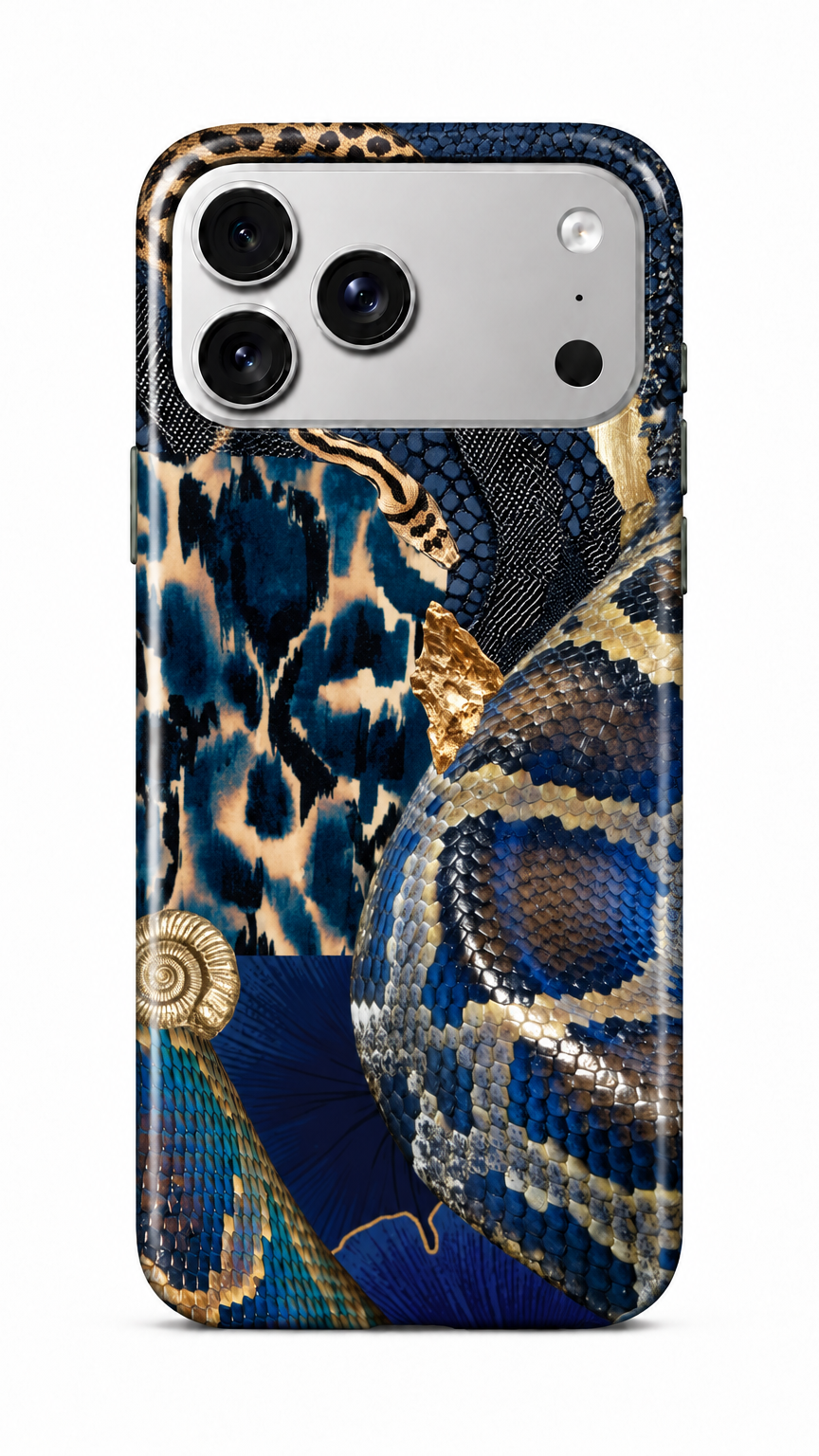 Snake Skin Print Phone Case