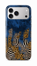 Navy Multi Print Phone Case