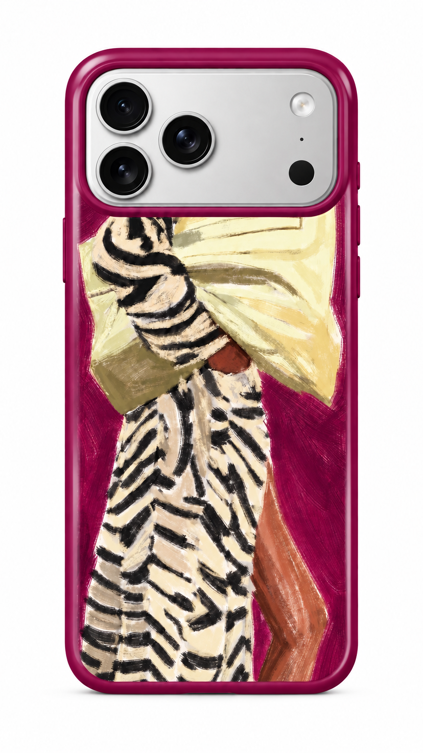 Burgundy Chic Phone Case