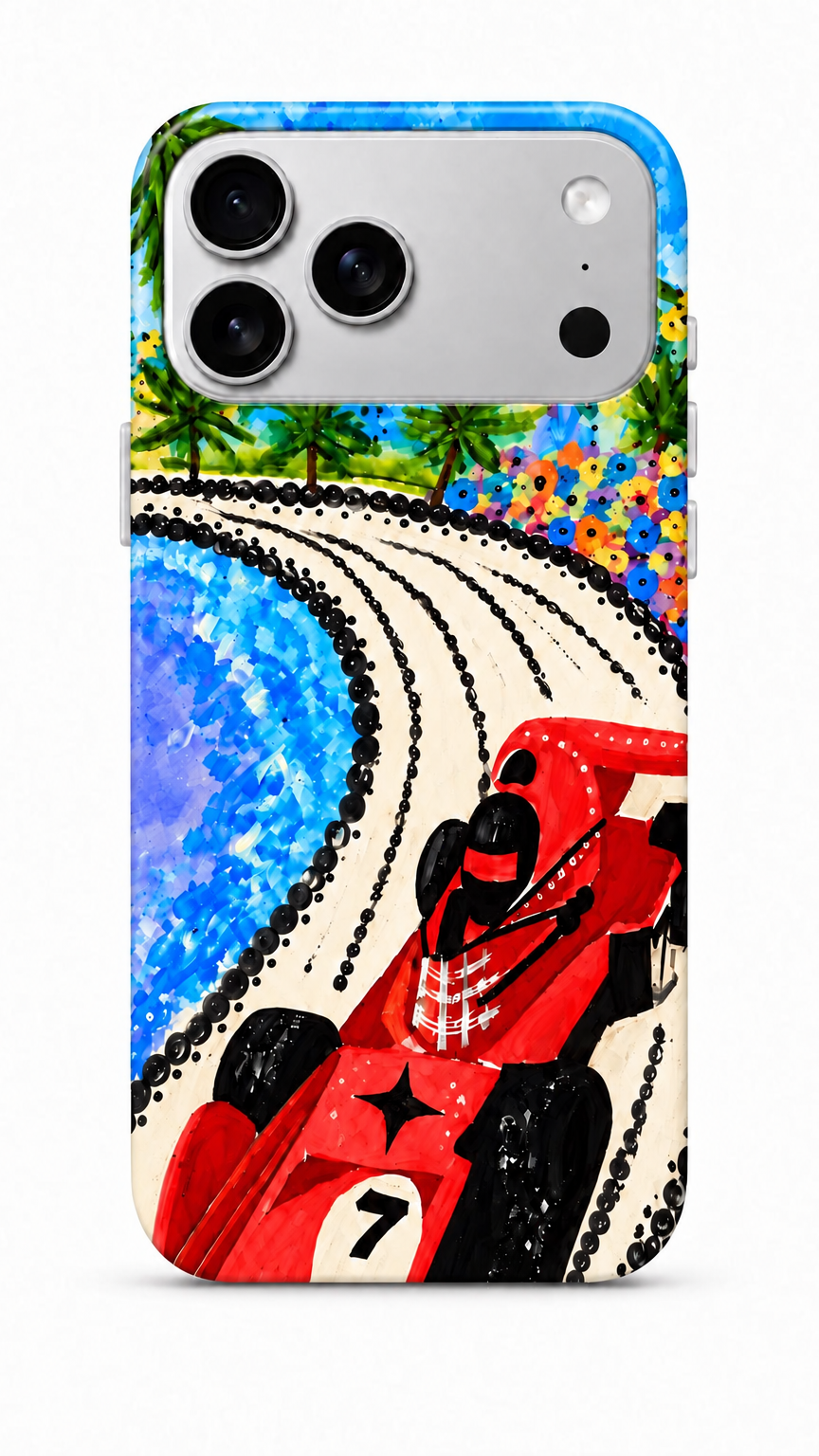 Racetrack Phone Case Red