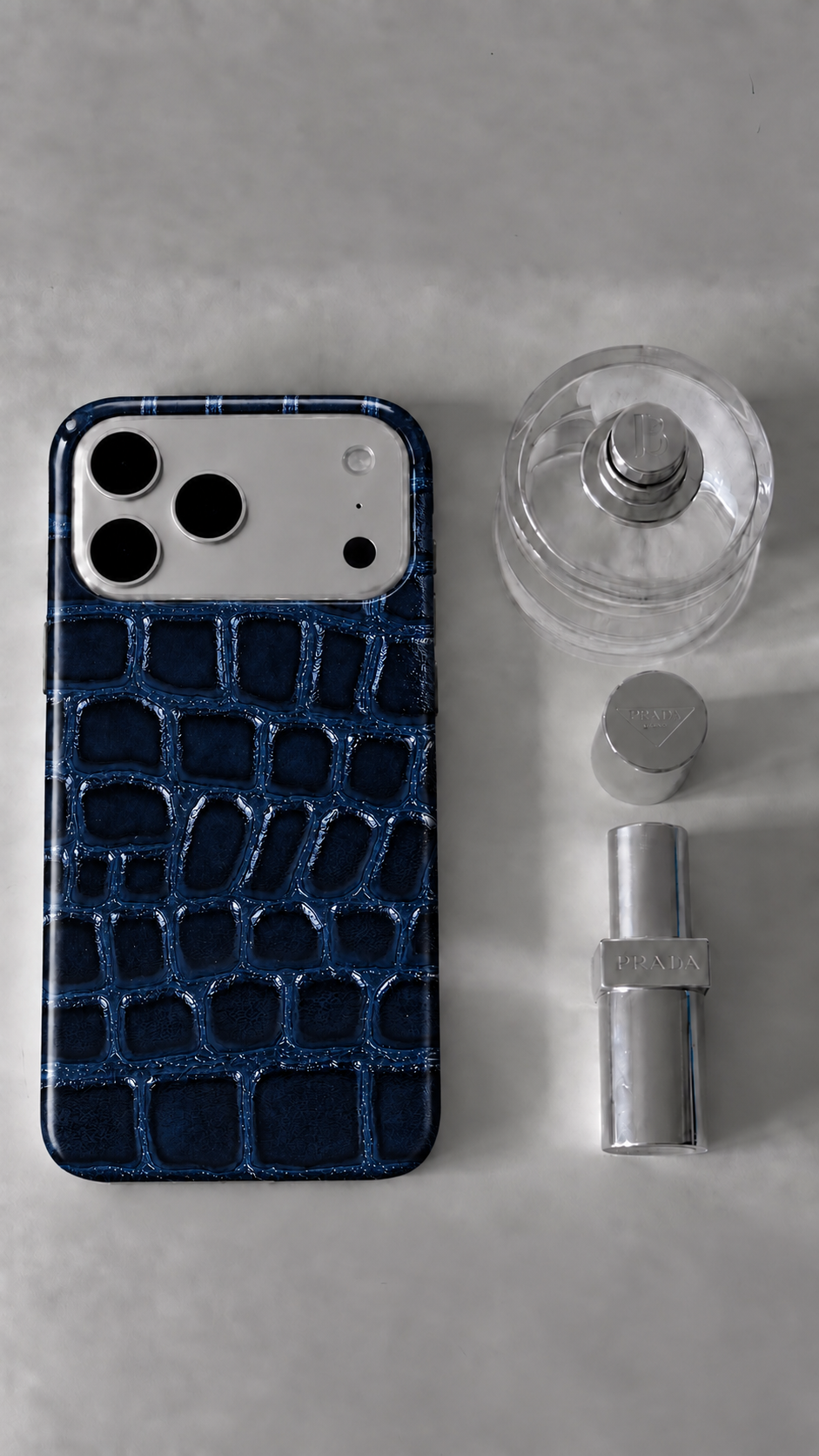 Navy Blue Brick Phone Case