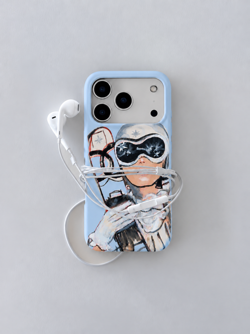Après-ski Phone Case Light Blue