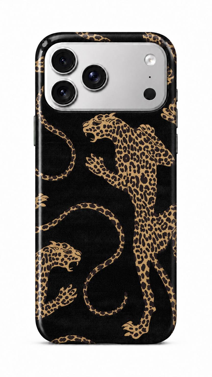 Black Leopard Phone Case