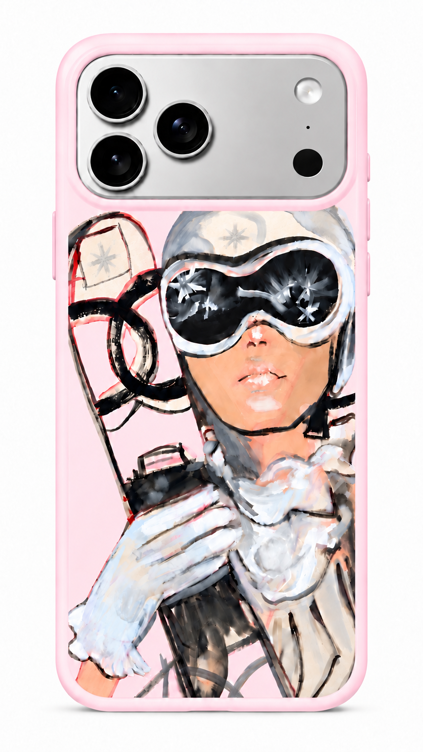 Après-ski Phone Case Pink