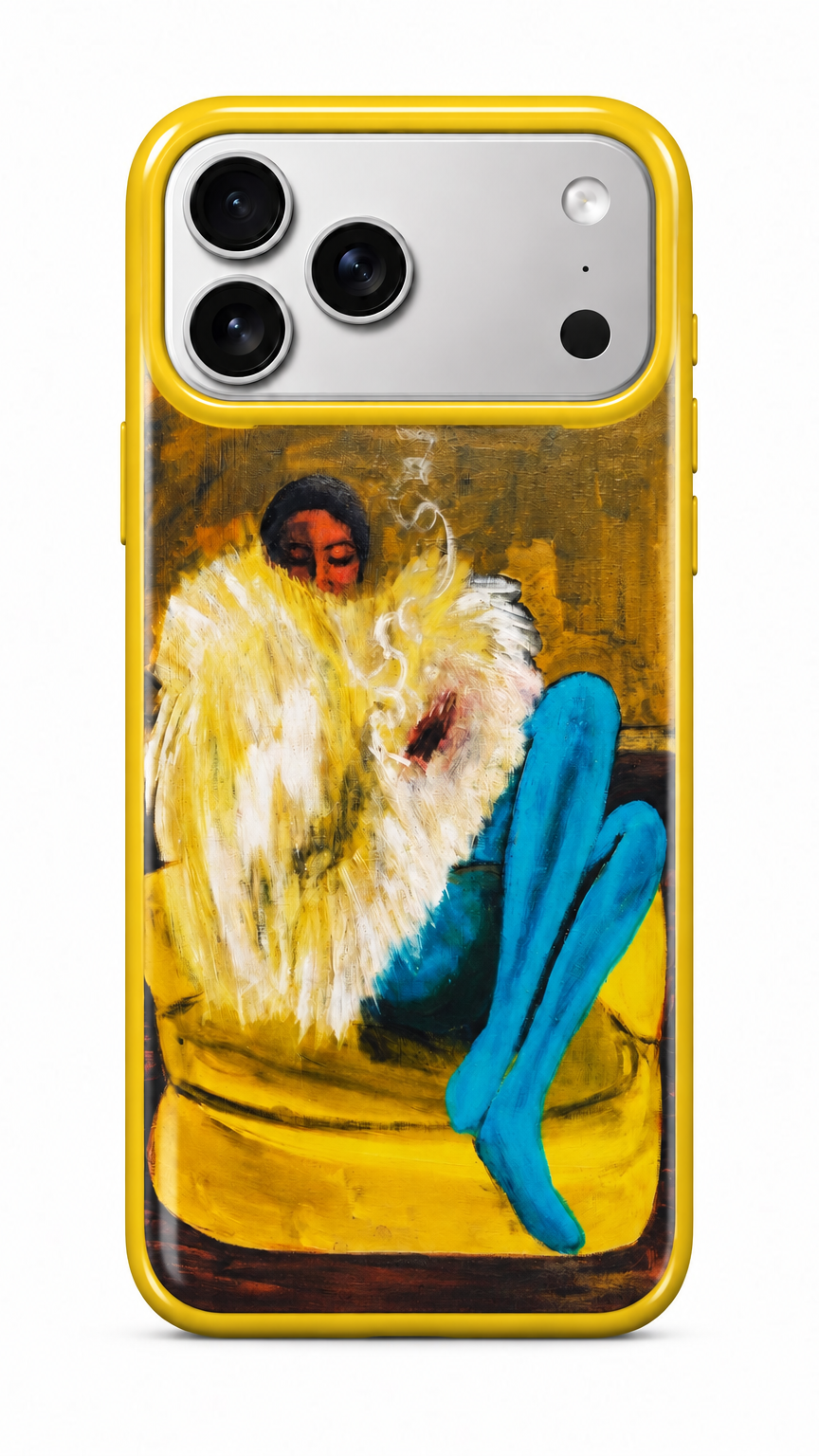 Cool Girl Phone Case Mustard