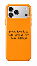 SUPER RICH KIDS Phone Case Orange