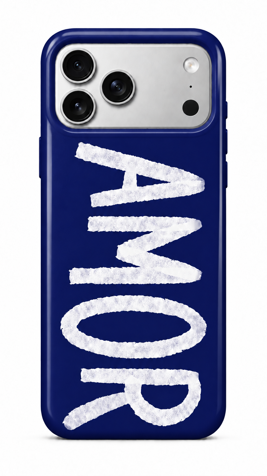 AMOR Phone Case Navy Blue