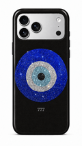 777 Evil Eye Phone Case Black