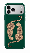 Emerald Green Leopard Phone Case